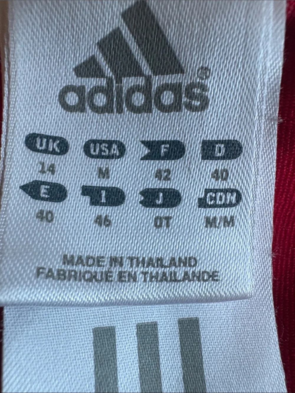 adidas vibrant red